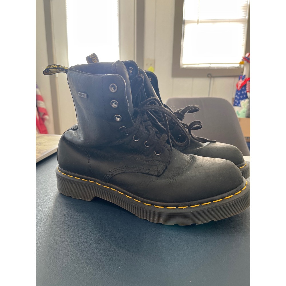Dr Martens 1460 WWP Waterproof Leather Combat Boots Mens Womens Size 9 USL